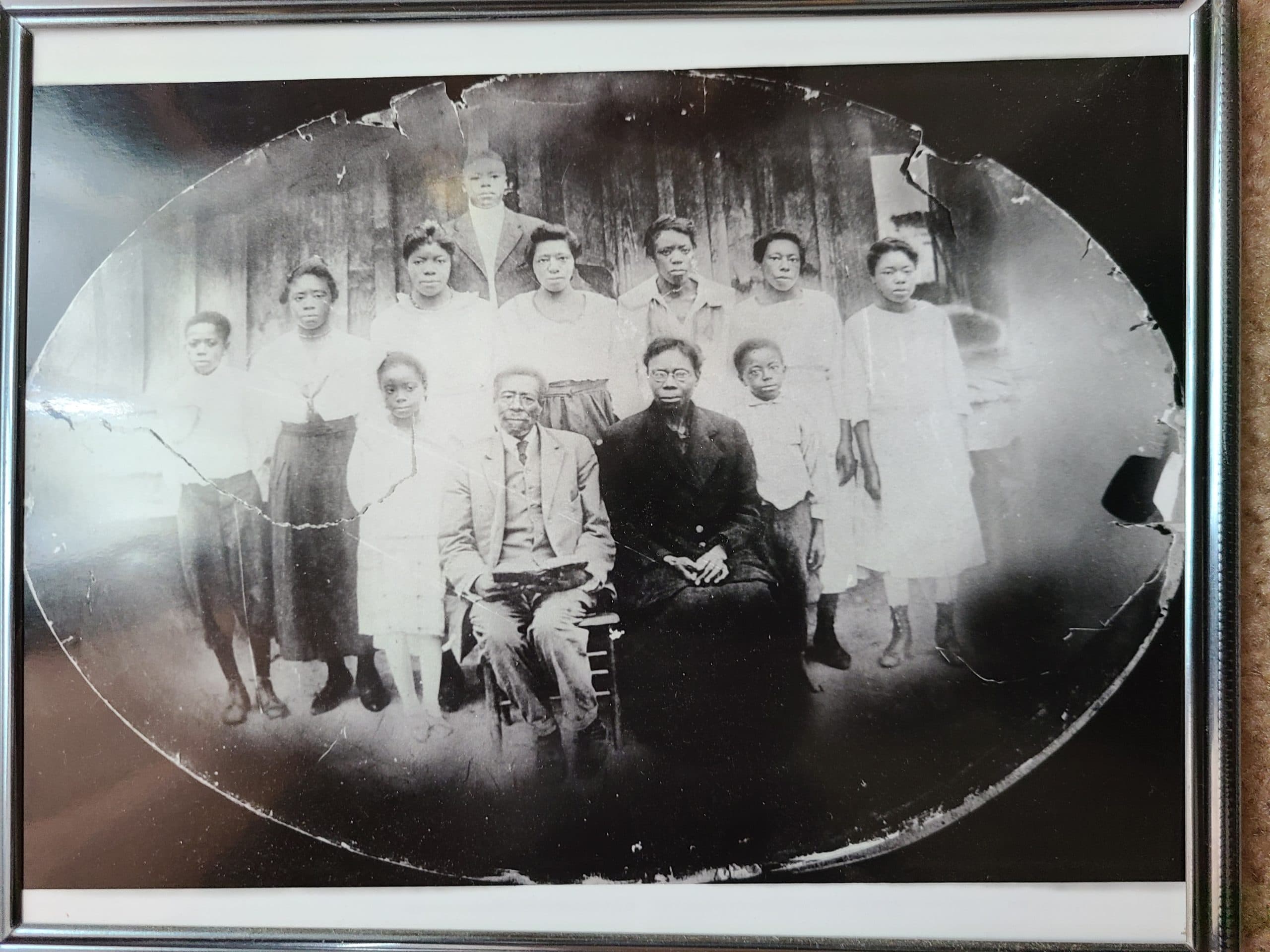 Frank Shines paternal grandmother family, circa 1897 — Martha Burton